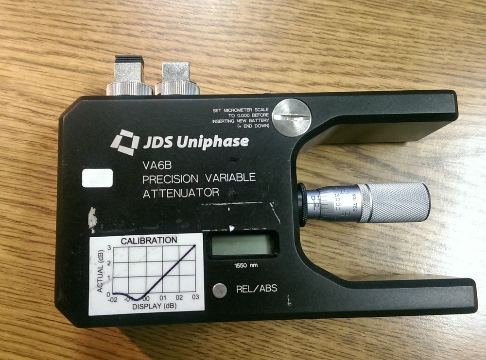 JDS Uniphase FITEL VA6B Precision Variable Attenuator 1550NM