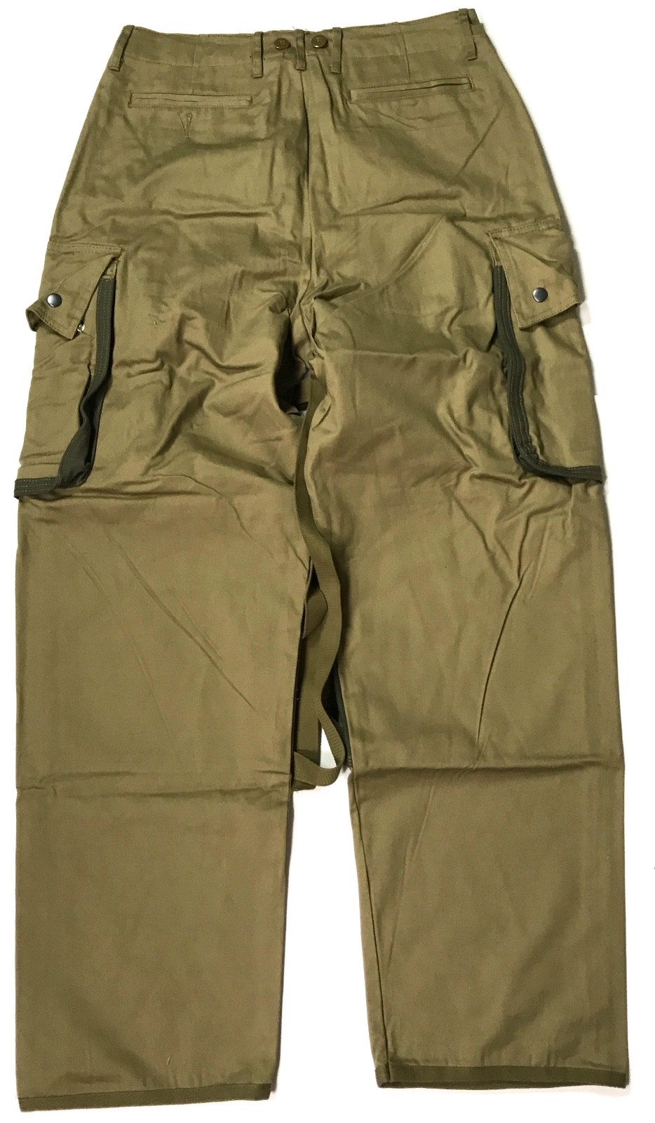 WWII US AIRBORNE PARATROOPER M42 REINFORCED JUMP TROUSERS-LARGE