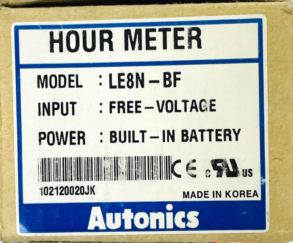 AUTONICS LE8N-BF Hour Meter LE8N