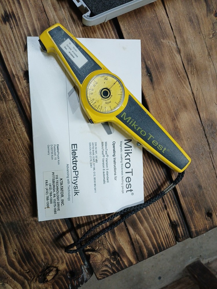 Mikro Test Magnetic Coating Thickness Testing Gauge