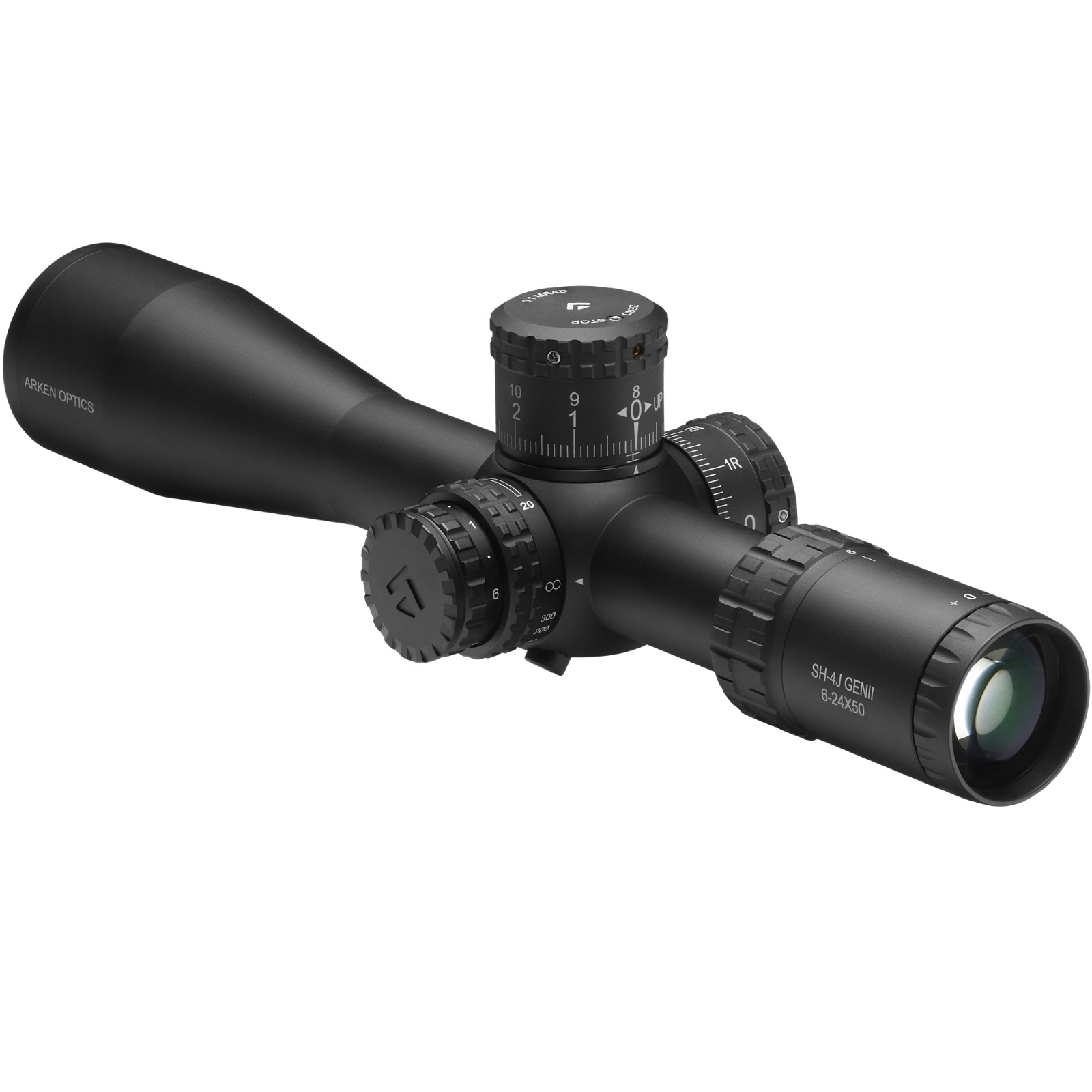 Arken Optics SH-4J 6-24×50 FFP – Illuminated VPR MOA Reticle (SH4J-6240VPR)