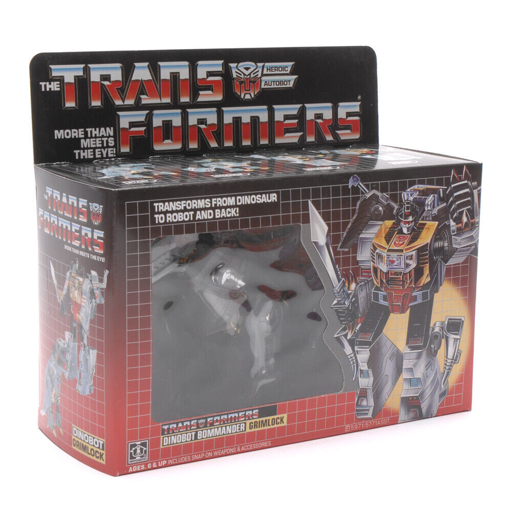 Transformers G1 Dinobots Set Grimlock Swoop Sludge Slag Snarl reissue mint MISB