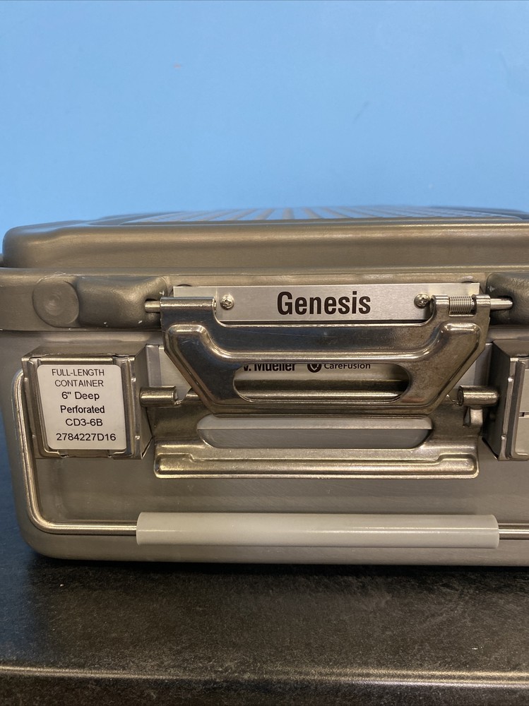 V. Mueller Genesis CD3-6B 23"x12"x6" Sterilization Container GREAT UNIT