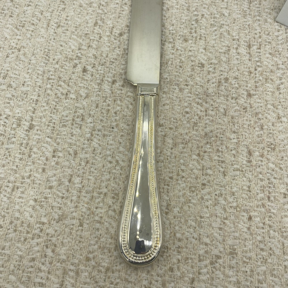 14” Silver Tone Wedding Cake Knife