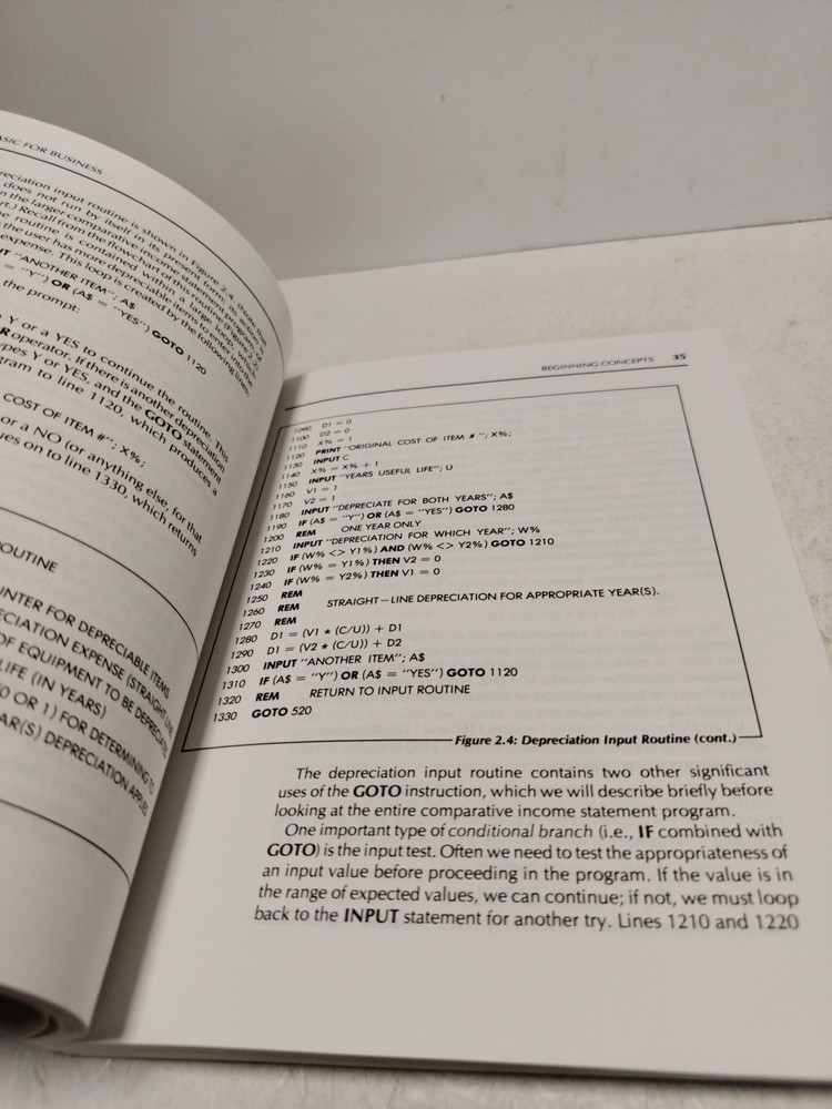 BASIC for Business 1st Edition 1982 by Douglas Hergert SYBEX Programming Book
