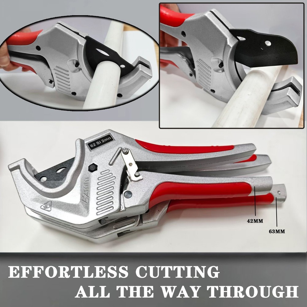 42mm Single-piece scissors, pipe-cutting tool, professional PVC scissors