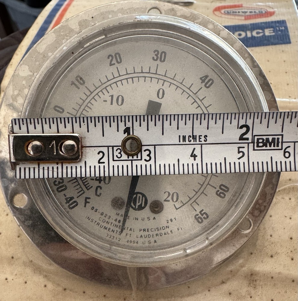 Rear Flange Thermometer