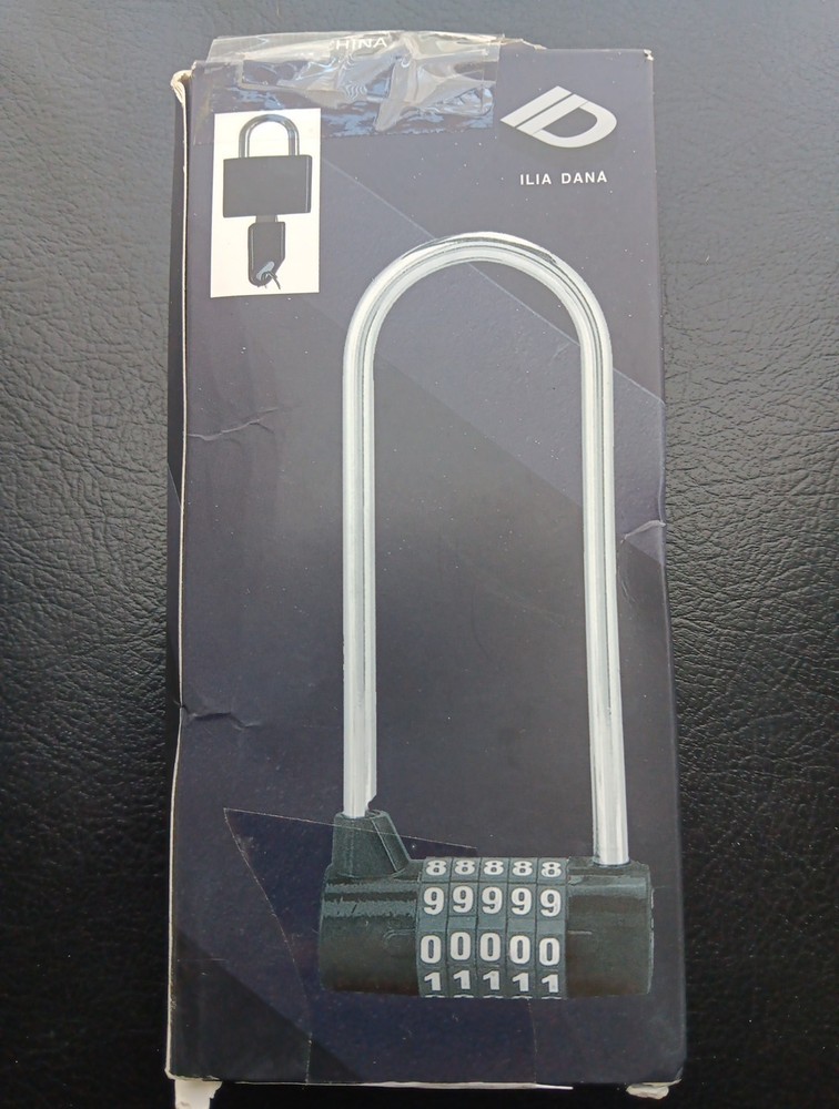 Combination Padlock,Code Lock,Digital Password Lock, Door Padlock U Shaped