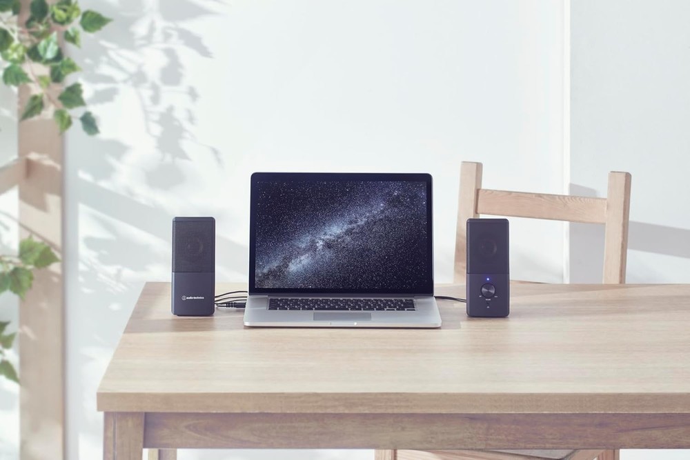 Audio-Technica AT-SP95 USB Powered Active Speaker for PC Tablet & Record Player