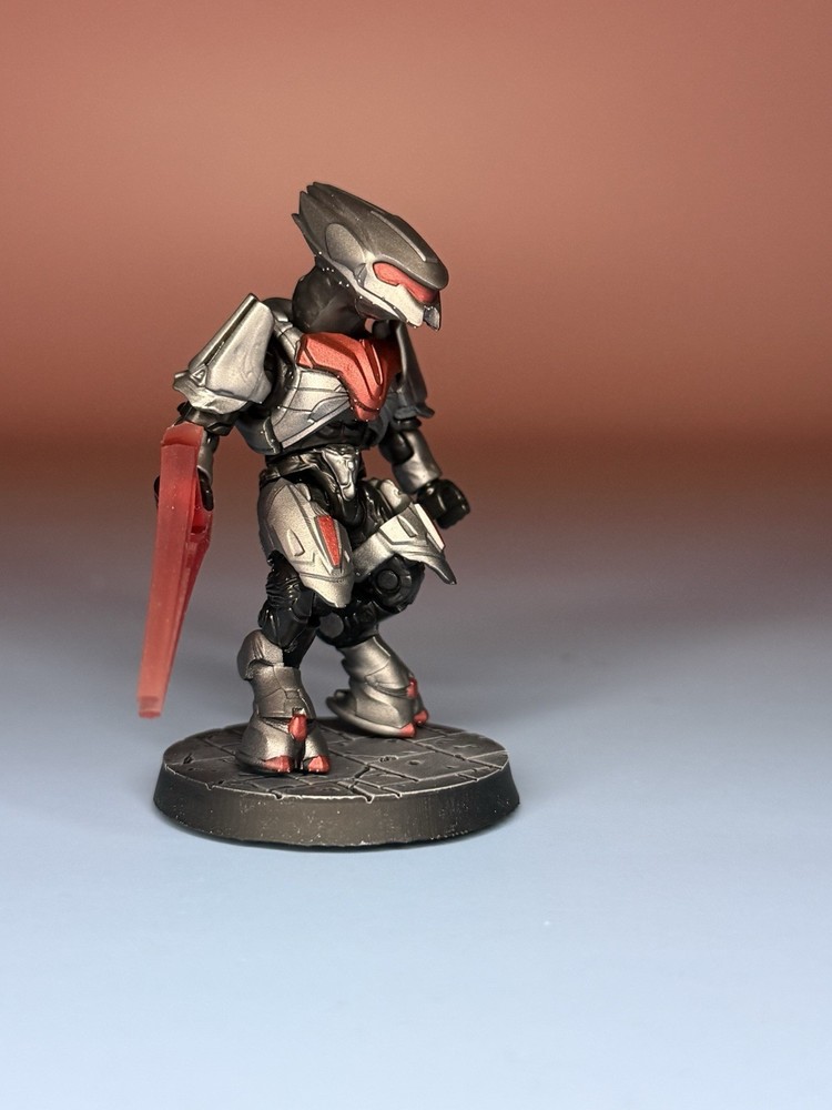 Mega Construx Custom Halo Elite Silent Shadow Commander Minifigure Painted