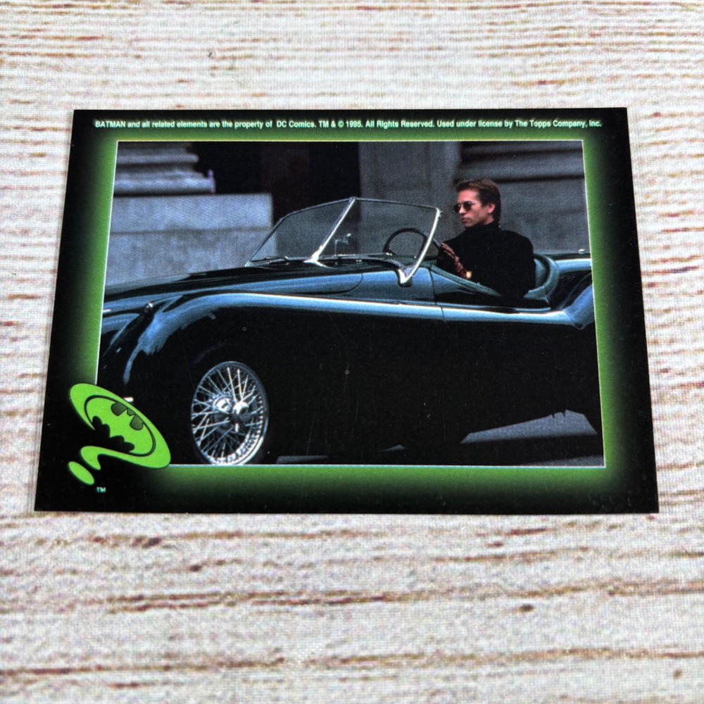 1995 Topps Batman Forever Stickers - #37 Bruce Cruises