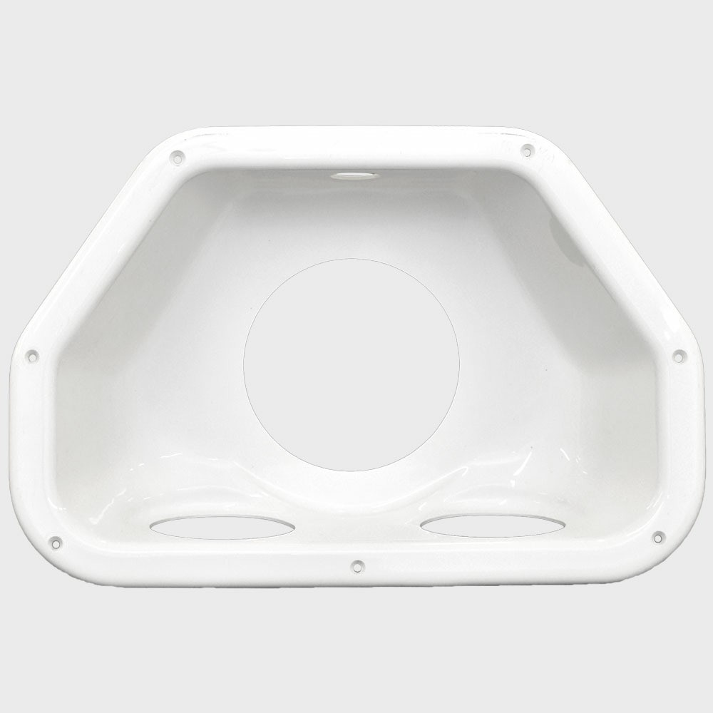 Chaparral Boat Blank Speaker Panel | w/ Cup Holders Off White Plastic