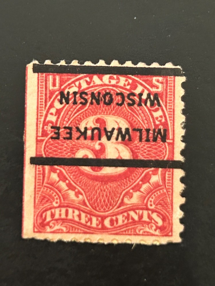 US Stamps SC# J63 Postage Due 3c  precancel 1917
