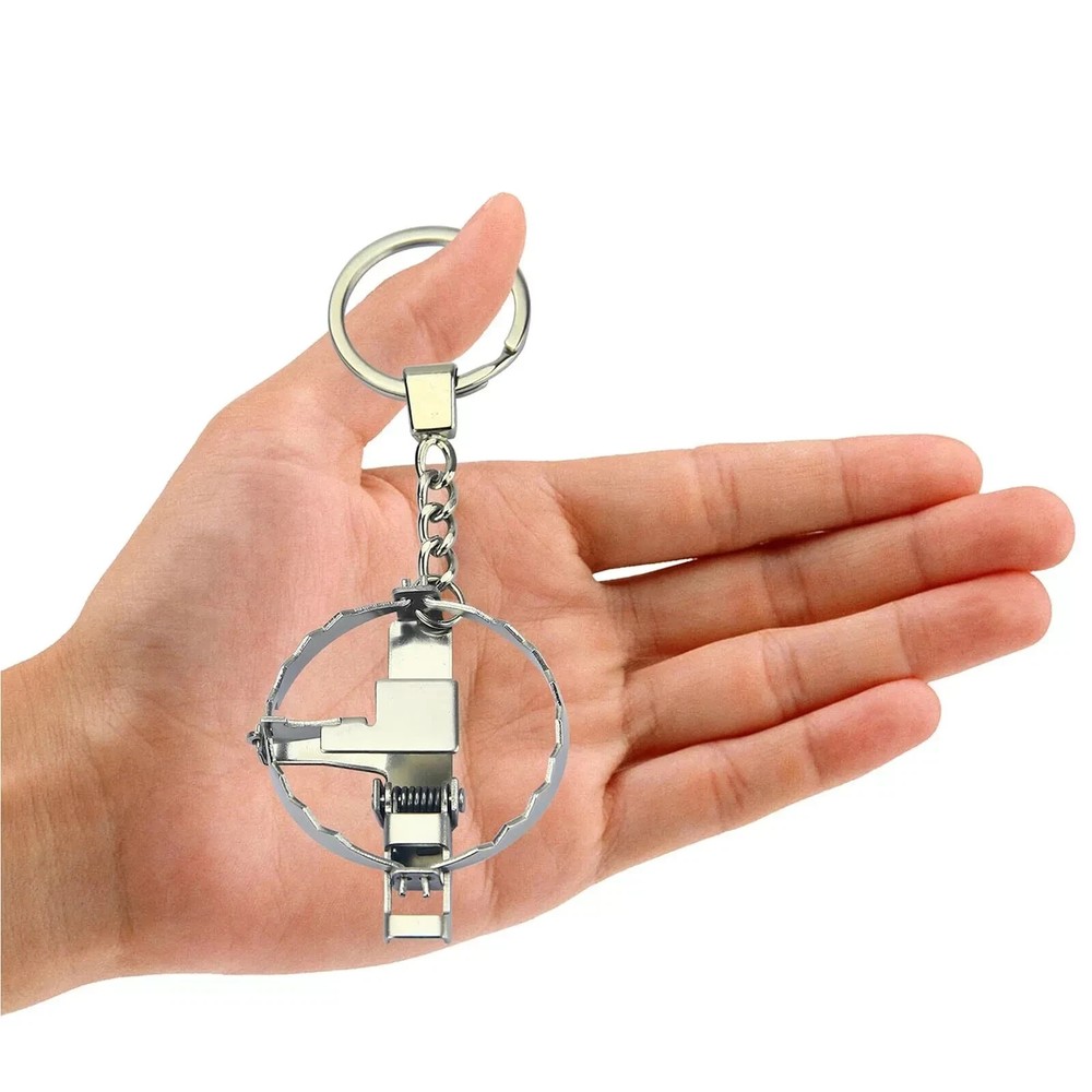 Mini Bear Trap Keychain