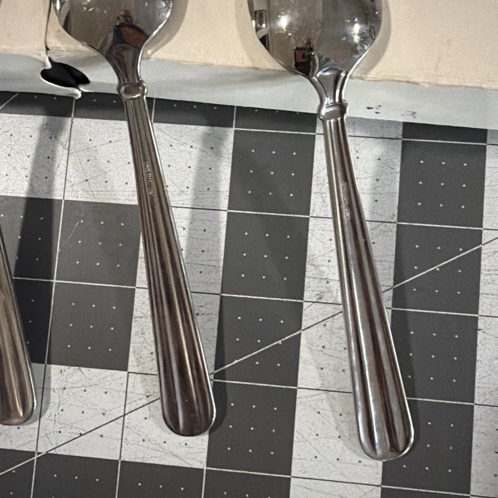 Oneida Unity (4) Teaspoons Stainless Flatware Replacements USA - Set Of (4)