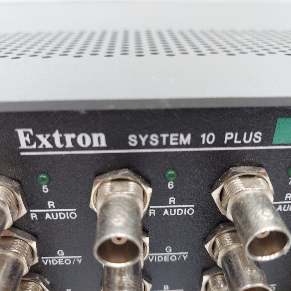 Extron System 10 Plus Configurable RGB 10-Input Audio Video Switcher