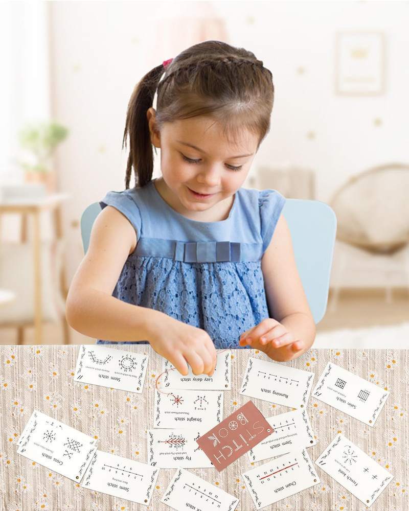 2 Pack Creative Mini Sewing Book, Enthusiasts & Beginners Ideal for DIY Mini