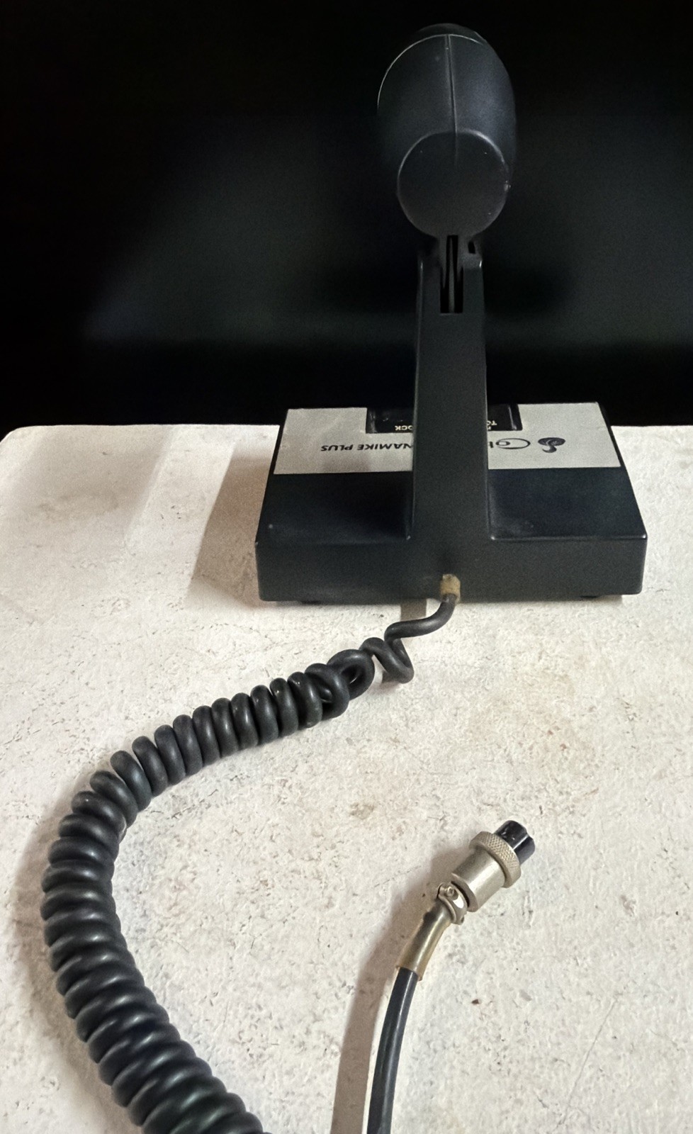 Cobra Dynamike Plus CA-60 Amplified Base Station Microphone Push to Talk Unteste