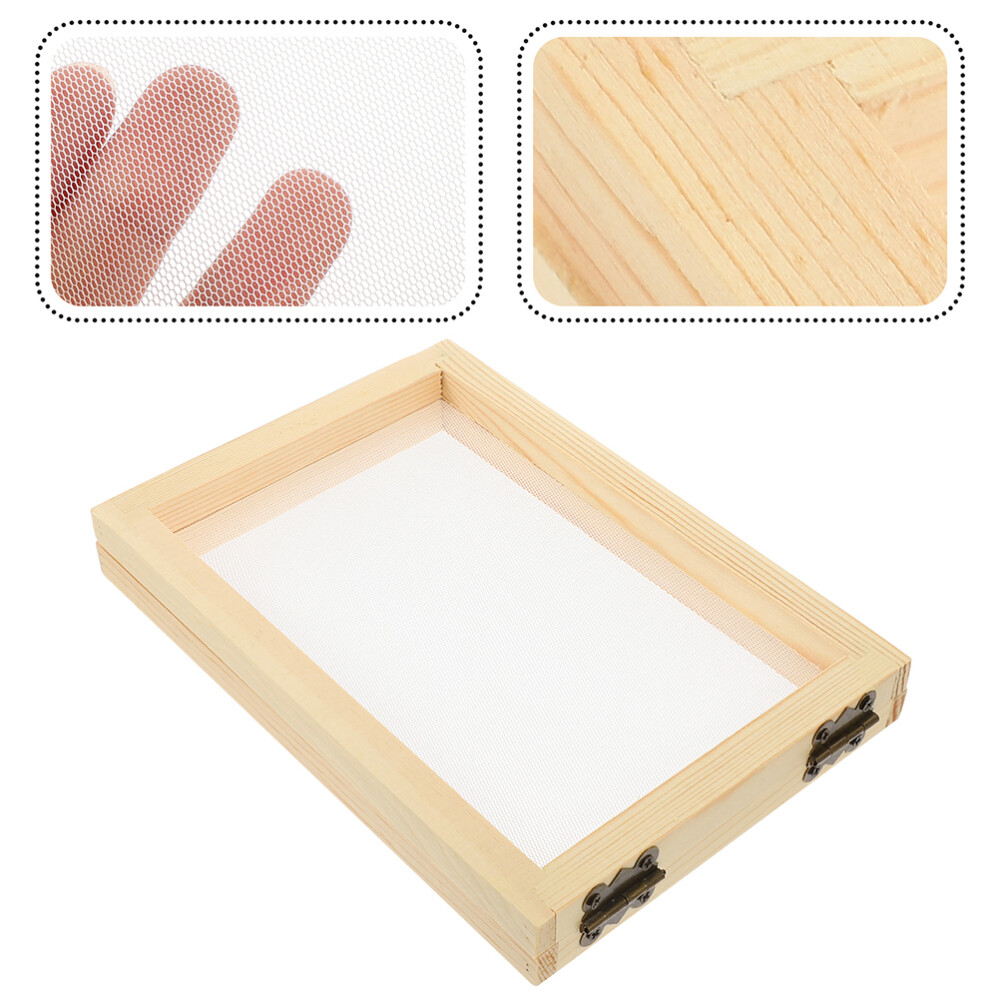 2PCS Paper Making Screens Copper Paper Frame Child DIY Craft Tools Making Deckle