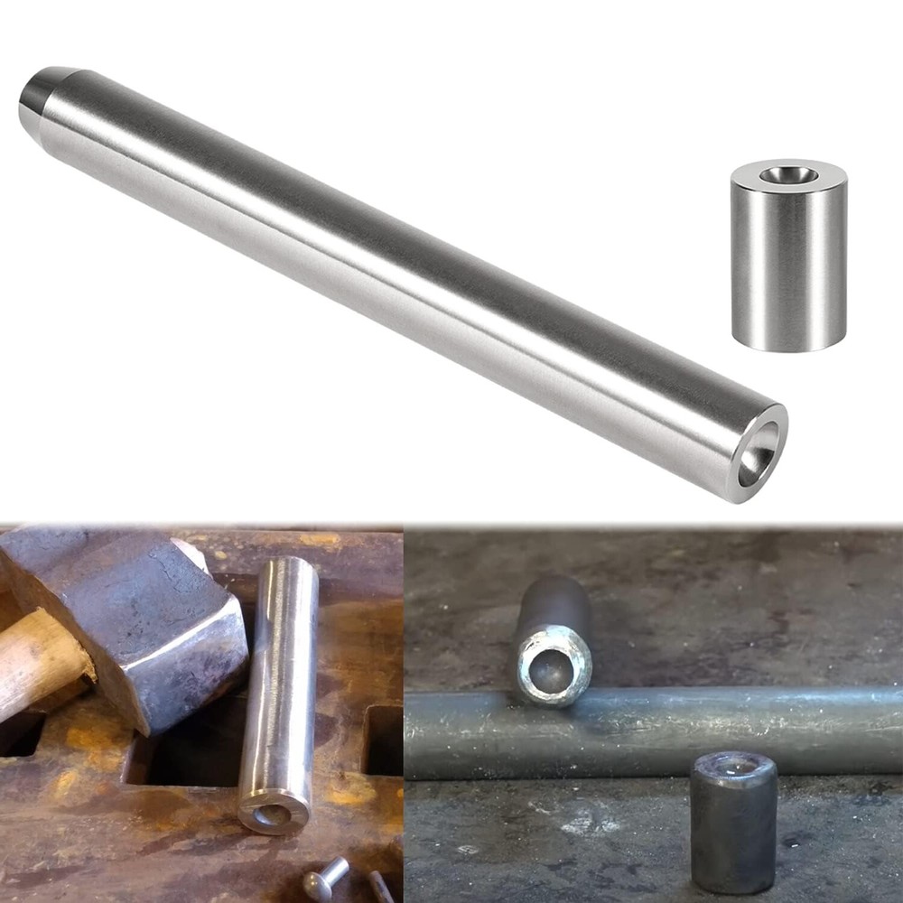 Blacksmith Rivet Doming Tool Set Rivet Heading/Bucking Dome Tools Fit Size 1/2