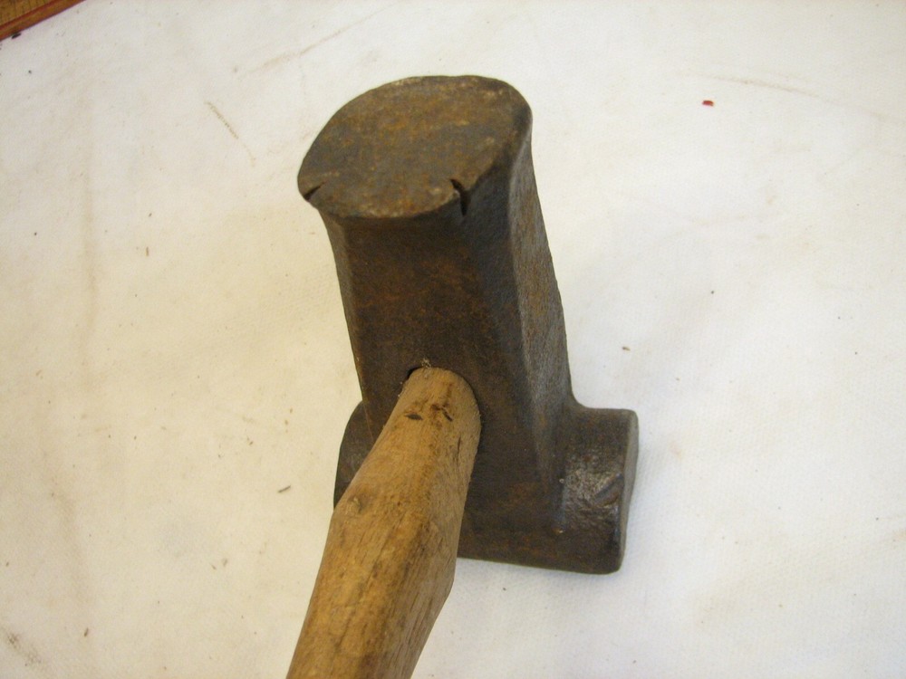 Antique Atha Blacksmith Rounding Forming Hammer Forging Tool Sledge Forge Swage