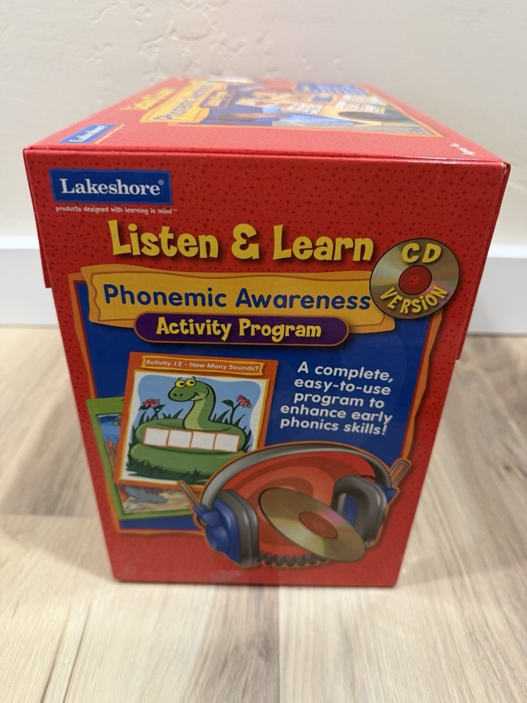 Lakeshore Listen &Learn Phonemic Awareness Activity Program - NEW