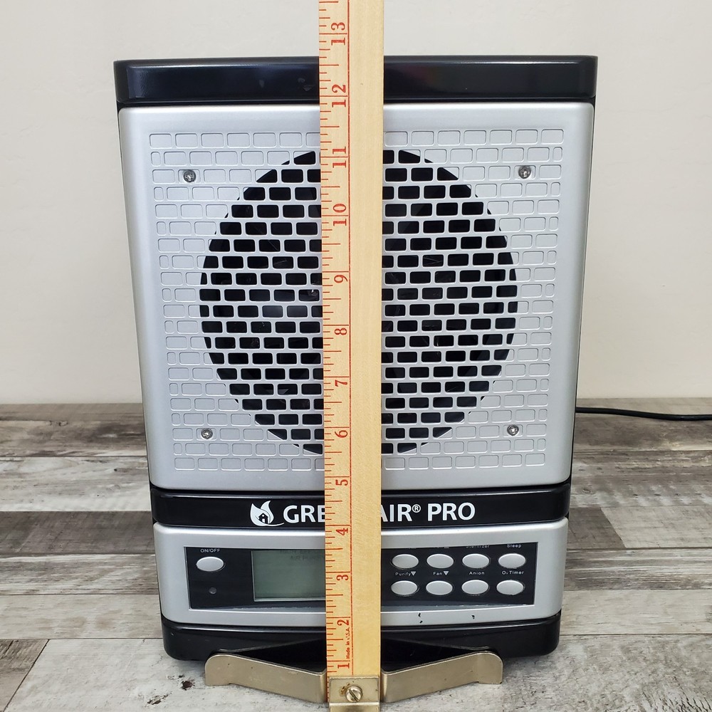 Green Air Pro HEPA Air Purifier Ionizer With Digital Control Panel & Timer