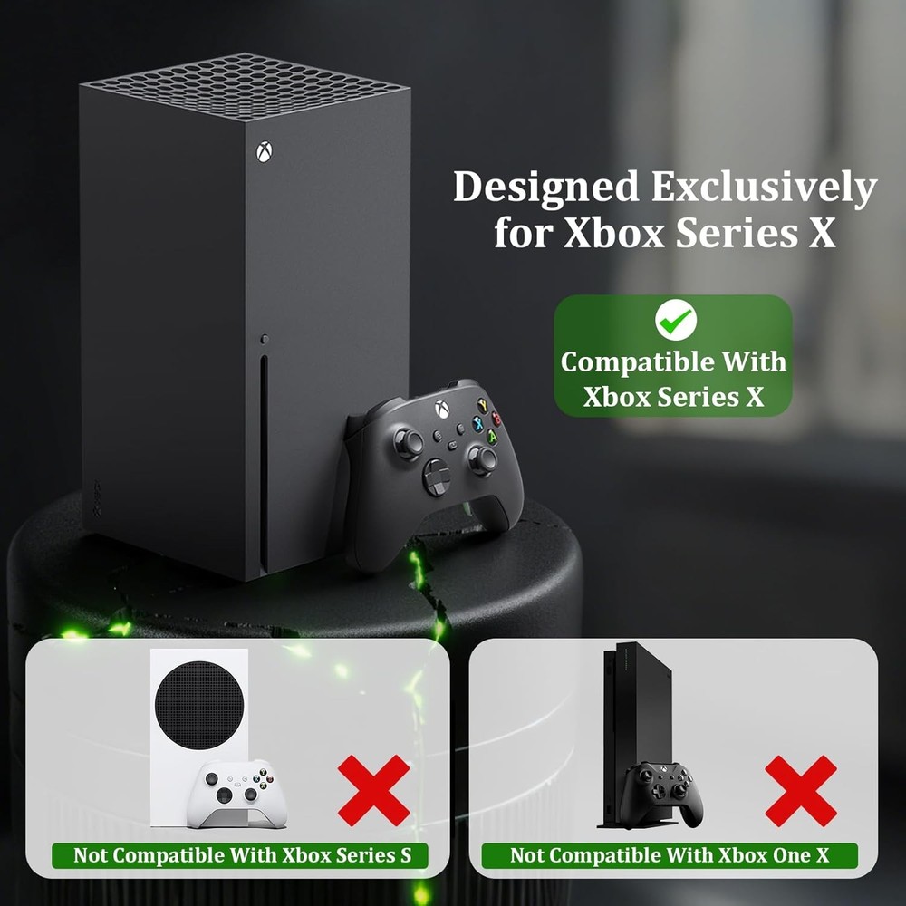 Wall Mount for Xbox Series X Multifunctional Bracket Controller Headset Holders