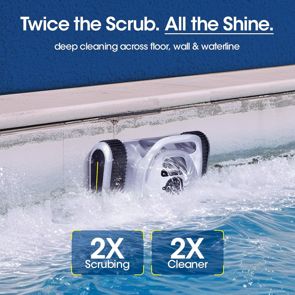 Pool Cleaner 3 Modes Automatic Pool Robot for Inground & Above-Ground Pools
