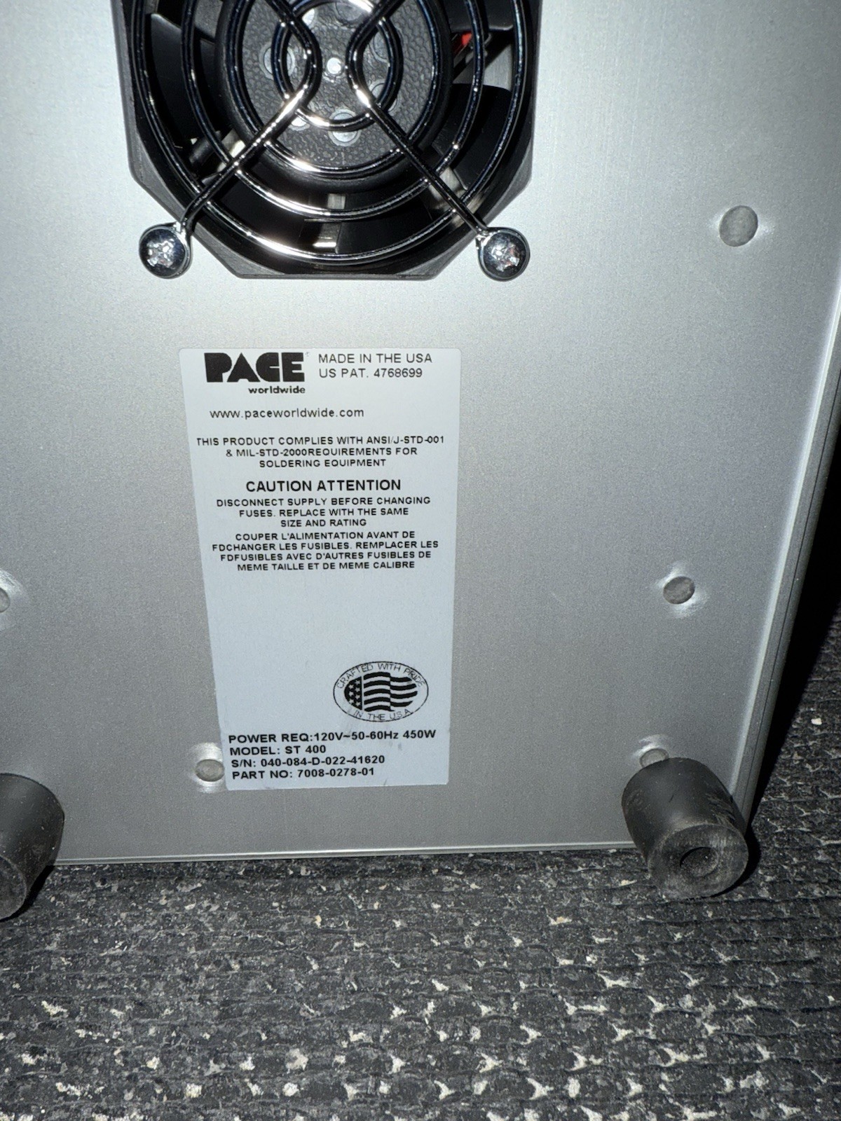 Pace ST 400 Radiant/IR PCB Preheater Very Lightly Used…New Condition