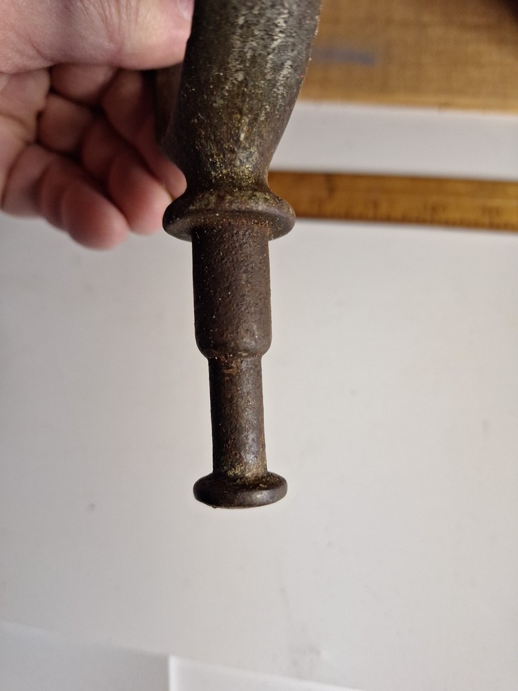 Antique boat oar lock rests