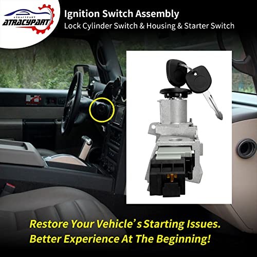 Ignition Assembly | Lock Cylinder Switch & Cylinder Housing & Complete Assembly