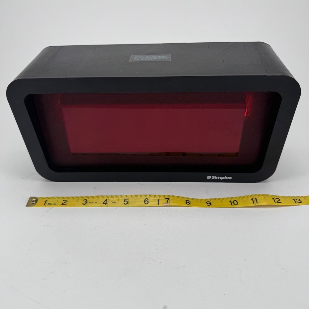 Simplex Type 6301-9125 Time Indicating Recording Equipment Clock Module 120 V