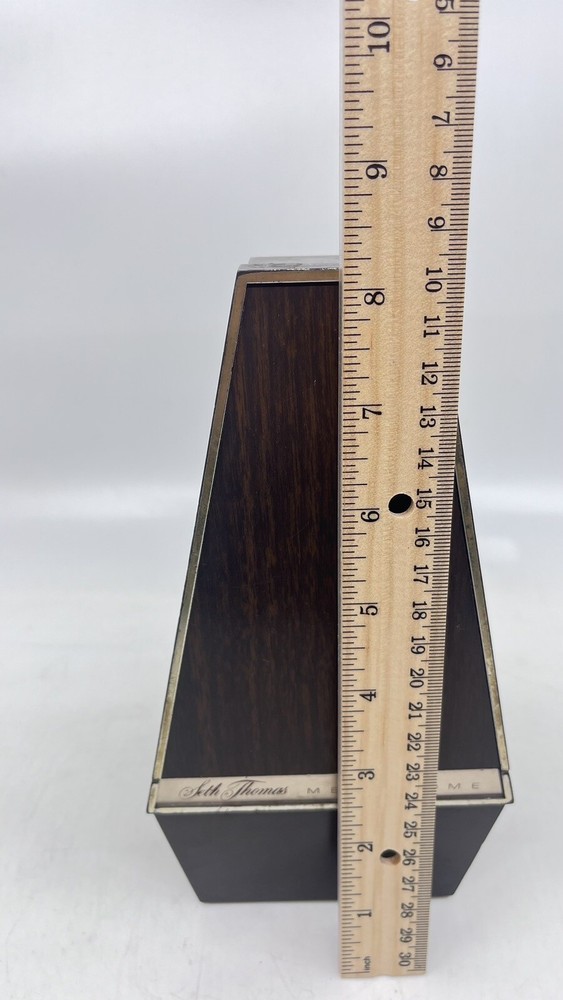 Vintage SETH THOMAS Metronome Conductor Model E500-000 Missing Wind Key Untested