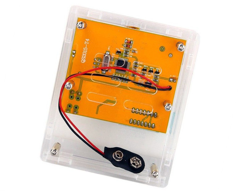 LCR-T4 Mega428 Backlit Component Tester ESR Meter Kit LCD Display With Case DIY