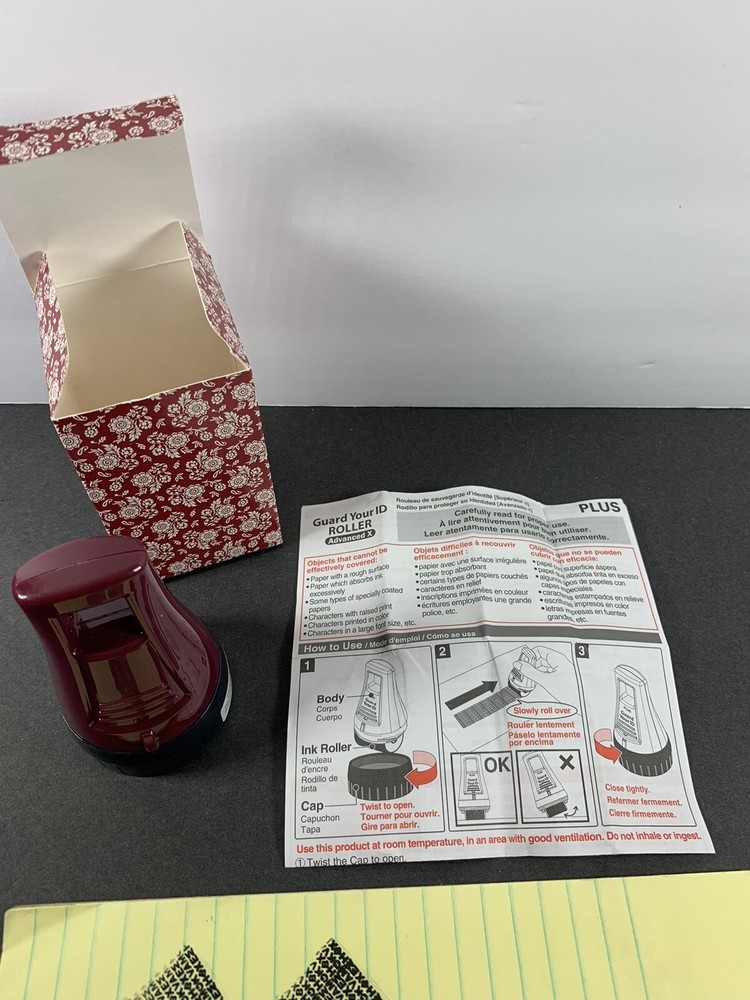 Guard Your ID ADVANCED WIDE Roller Identity Theft Prevention Security Stamp (A2)