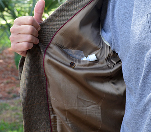 Cruise Plastic Flask Kit Runners Rum Alcohol Liquor Smuggle Booze Bags Travel