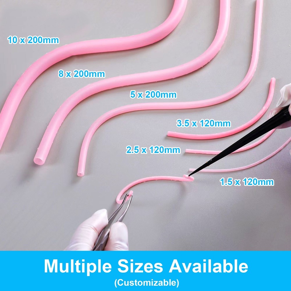 Microvascular Anastomosis Suture Practice Model Multi-Size Vessel  Training Kit