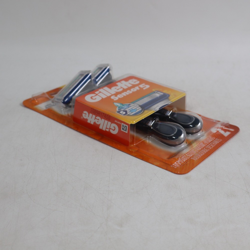 2 PACK Gillette Sensor5 Men's Disposable Razors, 2 Count Each