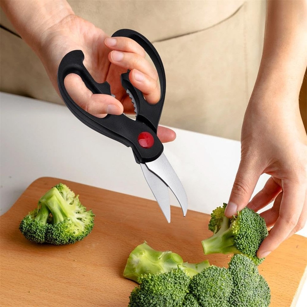 3-Pack Kitchen Utility Scissors Set Stainless Steel Multi-Purpose Sharp Shears
