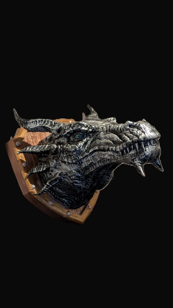 Western Dragon Trophy Wallmount - 3D Printed