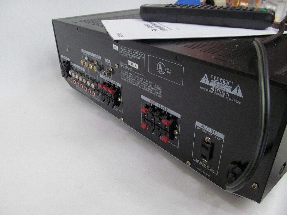 SONY STR-DE505 w/ Remote Bundle Stereo Receiver