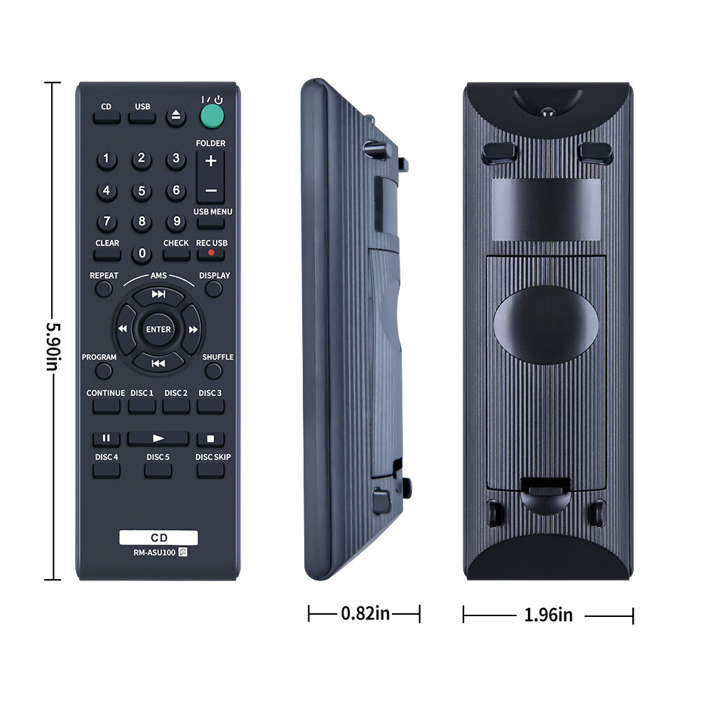 RM-ASU100 Replace Remote Control For Sony Compact Disc Player CDP-CE500 CDPCE500