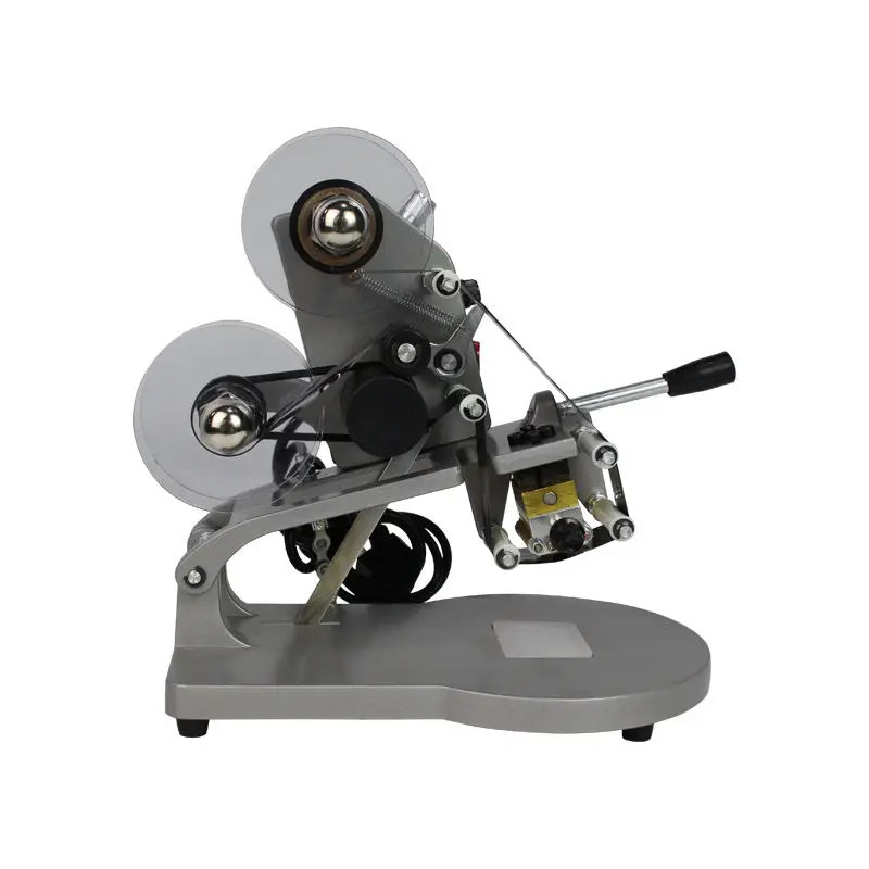 Manual portable date coding printer, hand pressed ribbon coding machine