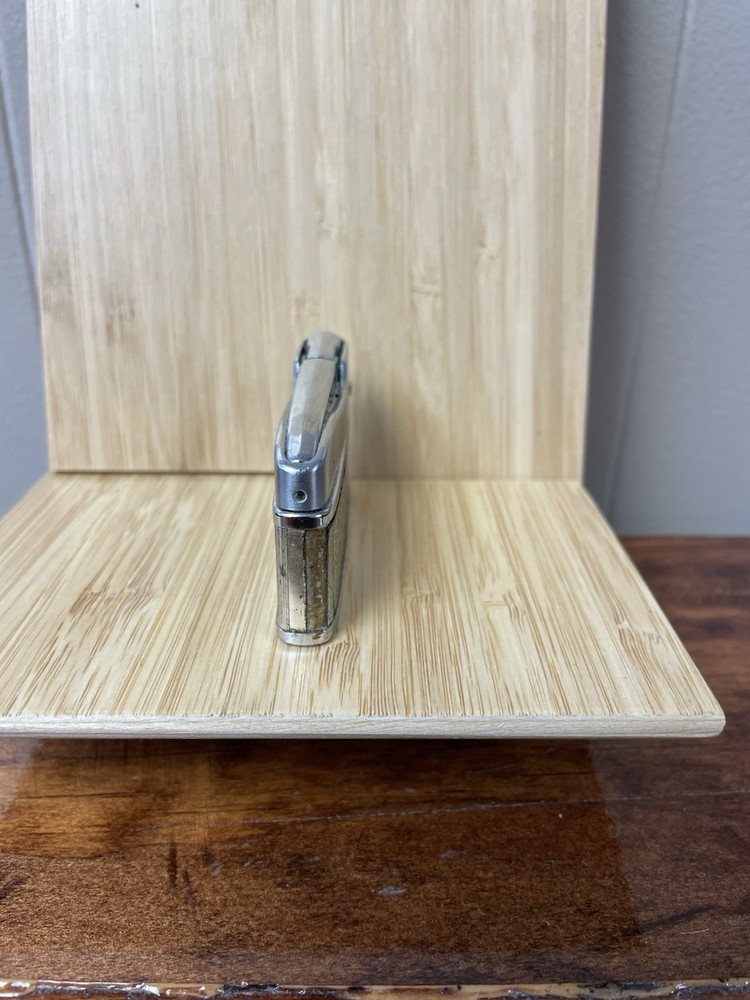 Vintage Penguin Lighter W/ Embossed Eagle Design Untested And As/is Condition