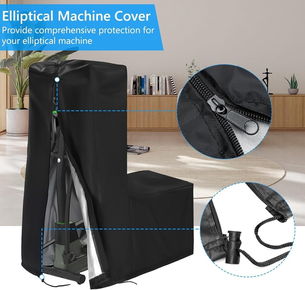 Durable Elliptical Exercise Machine Cover - Waterproof, Dustproof & Multi-Sized
