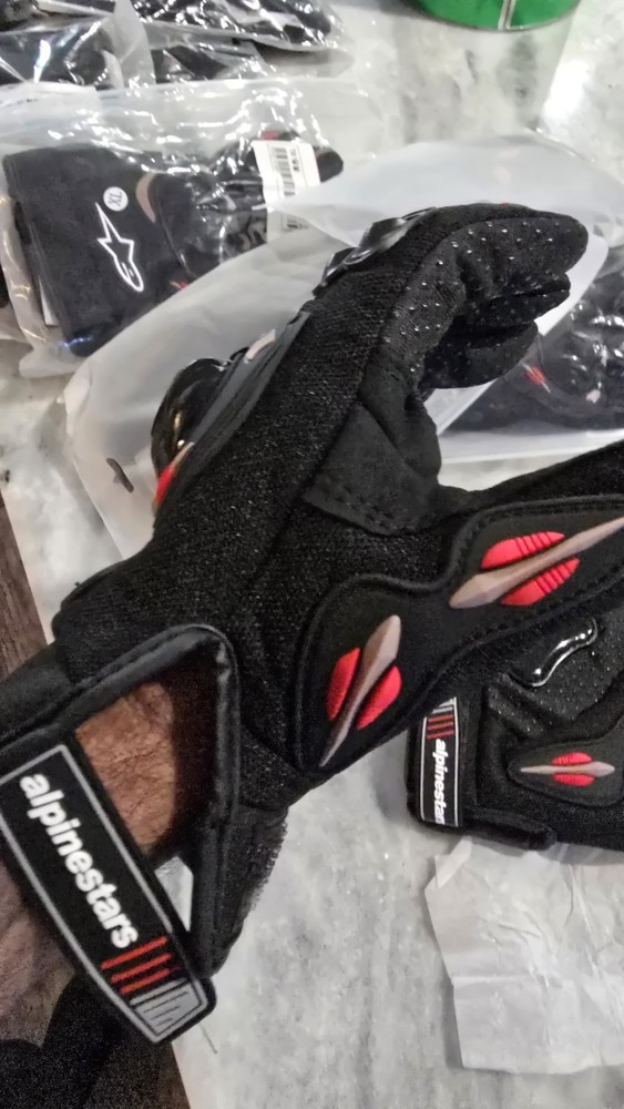 alpinestars motorcycle gloves xl