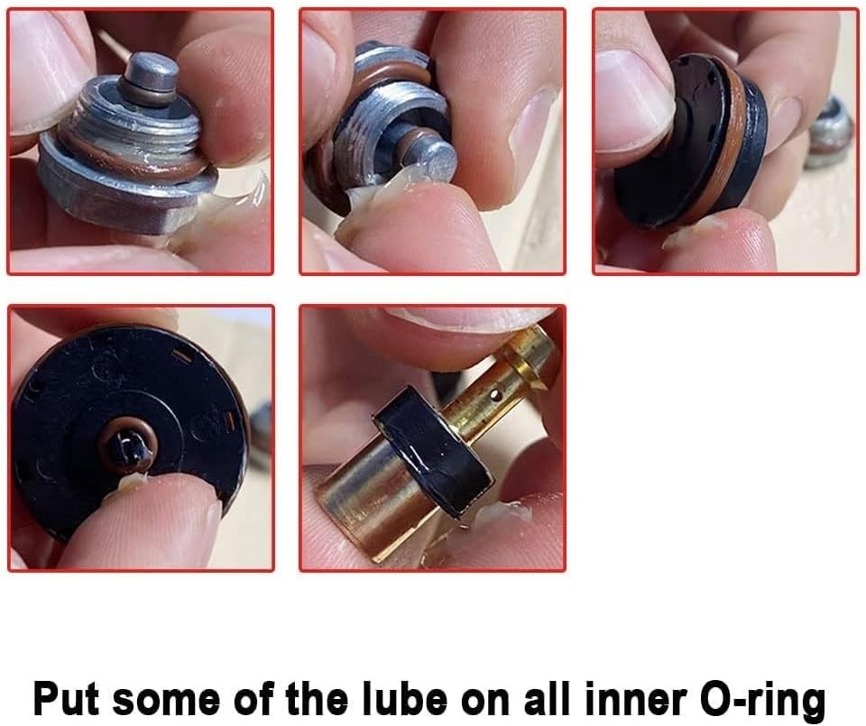D55155 Air Compressor Regulator Replacement Kit - Includes Lube for Efficiency