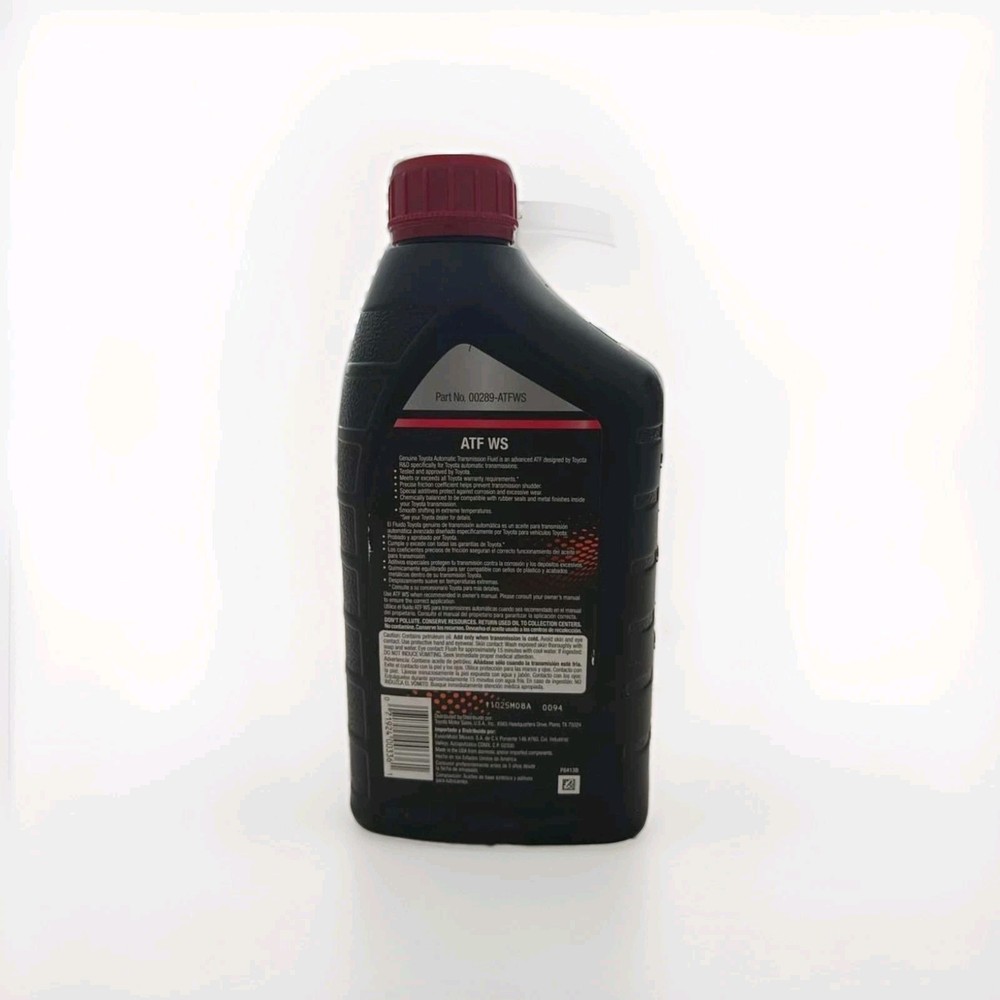 TOYOTA ATF WS AUTOMATIC TRANSMISSION FLUID