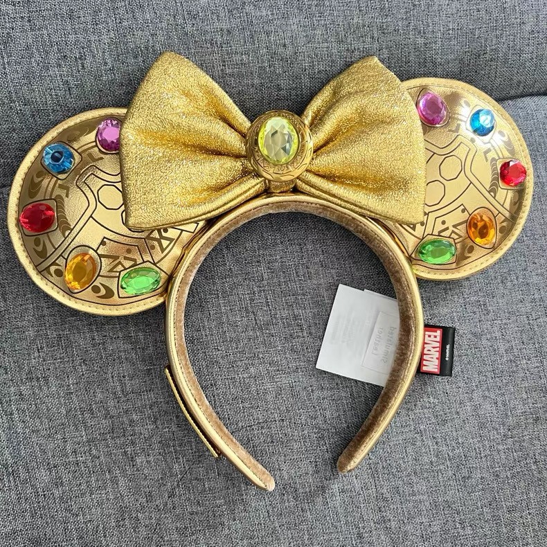 Loungefly Disney Parks Marvel Thanos Infinity Stone Minnie Ears Headband